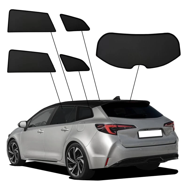 SunClip Privacy & Sun protection compatible with Toyota Corolla (E21) Touring Sports 2019- - Image 1