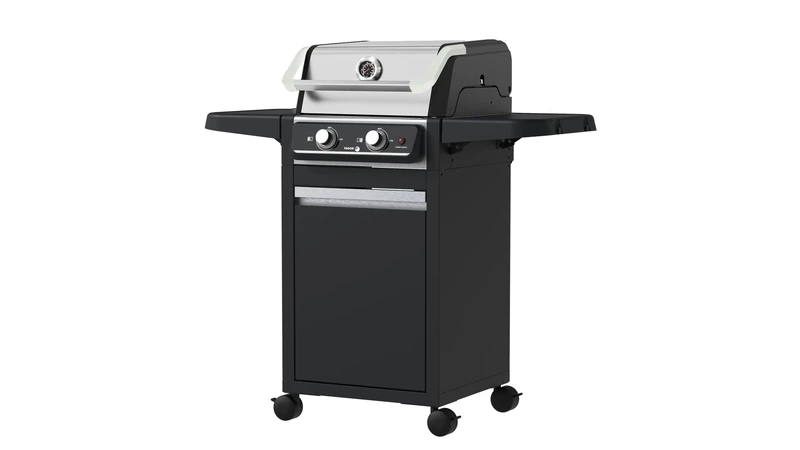 Fagor BBQ Force Electric Grill 3000W Indoor Outdoor Electric Grill with Feet and Cabinet Temperature 330°C Double Cooking Zone Smokeless Large Surface Easy Clean