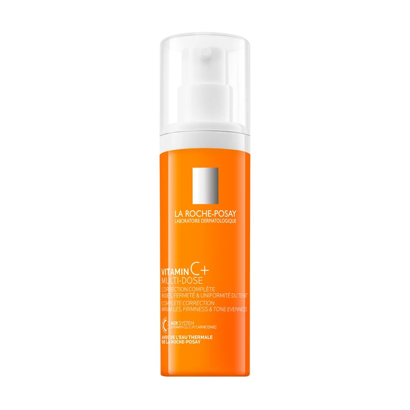 La Roche-Posay Vitamin C+ Multi-Dose. Complete correction of the appearance of wrinkles, firmness, and tone evenness. Powered by 3 AOX system, Pro-Retinol, Peptides, and Glycolic Acid 40ml. - Image 1