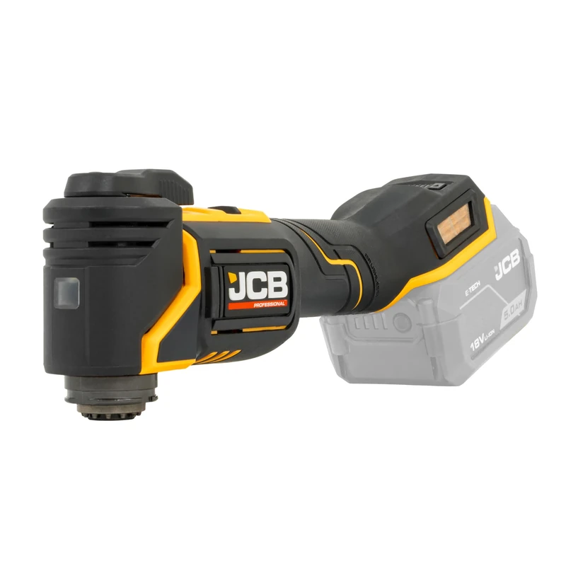 JCB Pro 18V Brushless Multi Tool, 9-Speed Oscillating Multi-Tool with Tool-Free Blade Change, LED Light, Universal Blade Fitment (Bare Tool)