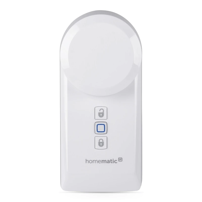 Homematic IP Door Lock Drive - Pro, White, Smart Home, Permanent Door Monitoring, Smart Lock, Electronic Door Lock, Easy Retrofit, Door Control via App, Alexa & Google Home, 161671A0