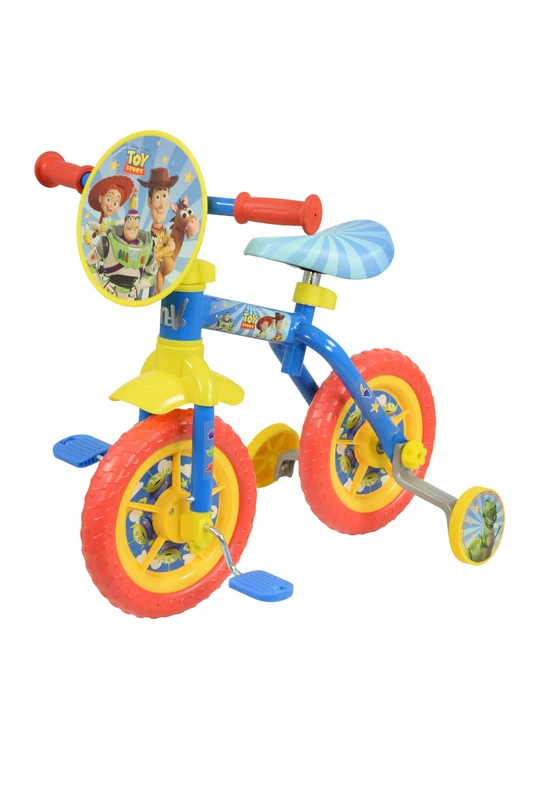 Disney Toy Story 2-In-1 Training Toddler Bike - Convertible Training and Balance Bike for 2+ Years Girls and Boys with Removable Pedals and Stabilisers