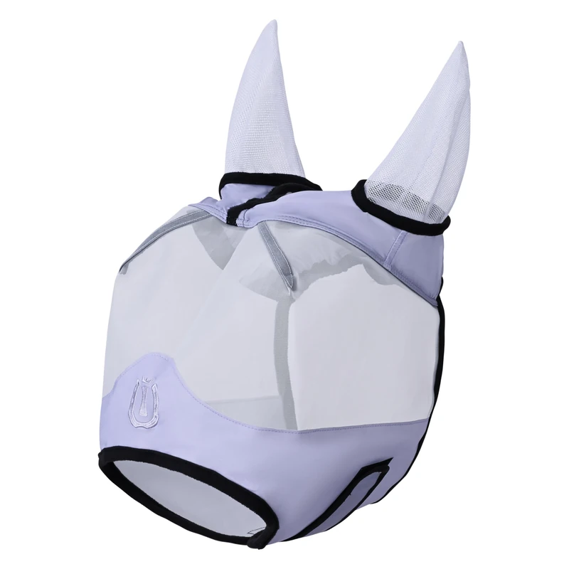 Imperial Riding IRH Fly Shield, Fly Mask with UV Mesh and Fleece Edging, Wisteria with Ears, Full