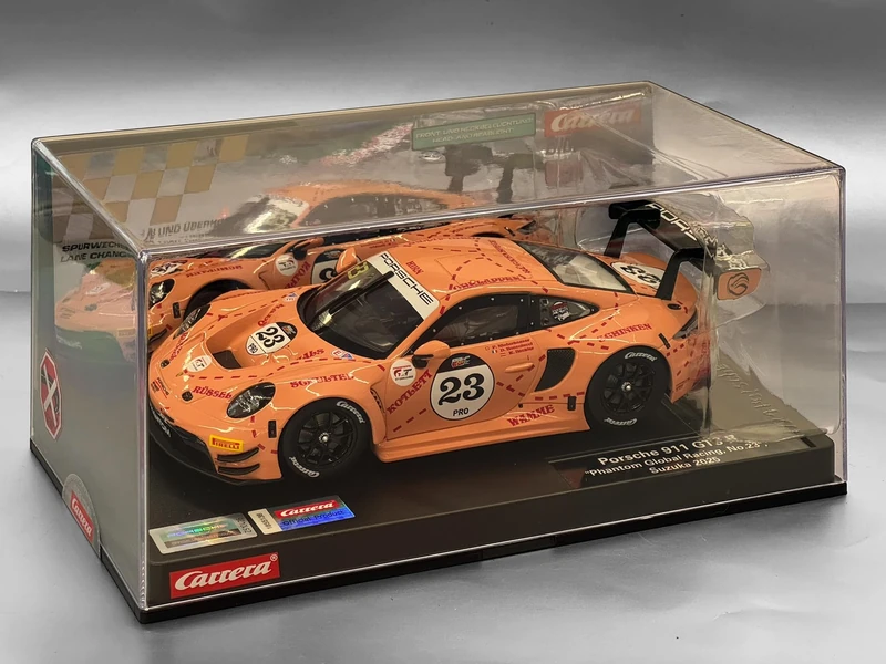 Carrera Digital 124 Porsche 911 GT3 R "Phantom Global Racing, No.23" Suzuka 2025 1:24 Scale Slot Car With Working Front, Rear & Brake Lights I Suitable For Ages 10 Years+