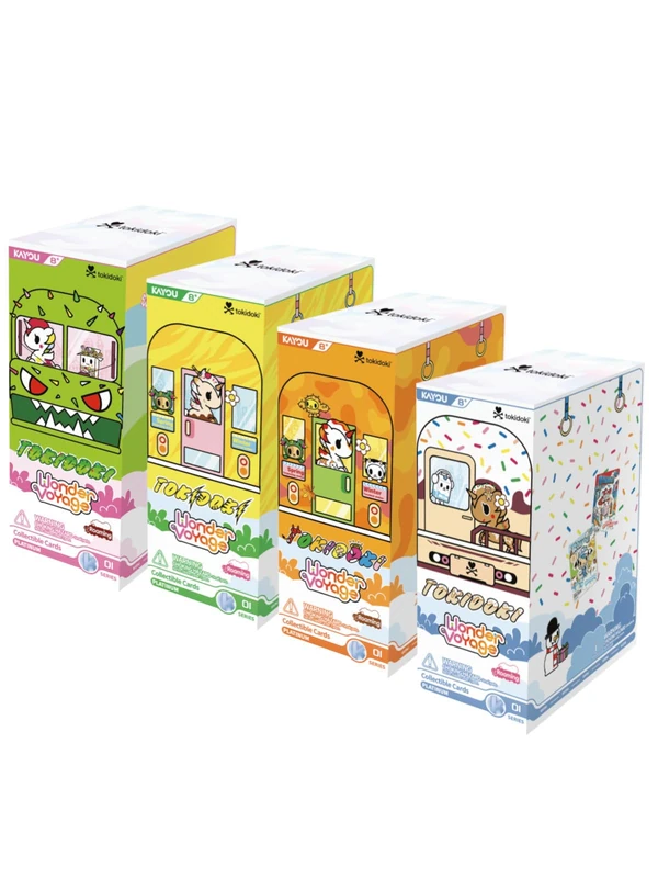 Kayou Limited | tokidoki: Wonder Voyage Collectible Cards - Roaming Edition 1-B | Collectible Cards | Ages 8+