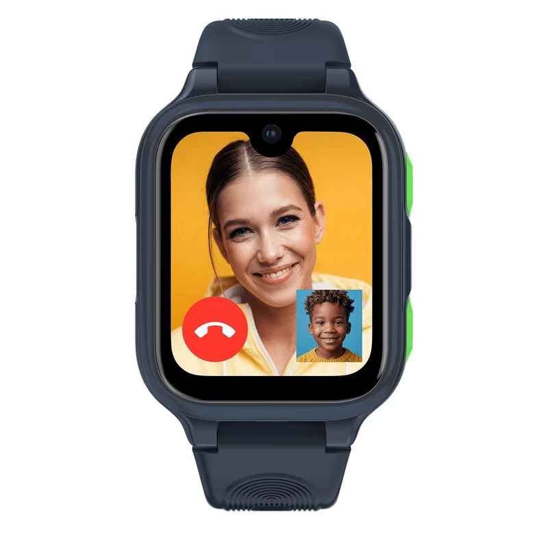 Ice-Watch - ICE kids 4G 2.0 Blue - Blue 4G smartwatch with location tracking for boys - 025269 (40mm) - Location tracking via included SIM card and subscription - GPS, parental controls, emergency SOS - Image 1