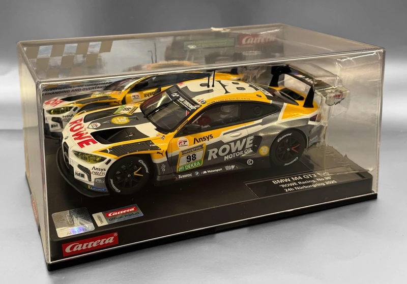 Carrera Digital 124 BMW M4 GT3 "ROWE Racing, No.98", Nürburgring 24H 2025 1:24 Scale Slot Car With Working Front, Rear & Brake Lights I Suitable For Ages 10 Years+
