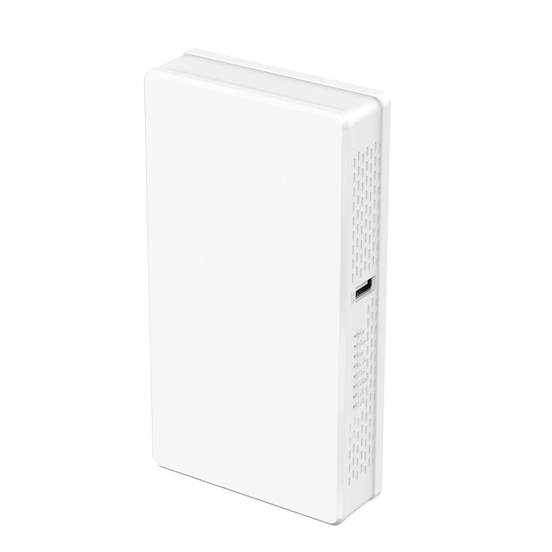 Labgear WiFi 6 In-Wall Access Point AX3000 3000Mbps, Dual Band 2.4GHz 5GHz Surface Mount WiFi with 5 Ethernet Ports and USB Port, PoE Powered Gigabit Wall Access Point, Cloud Managed