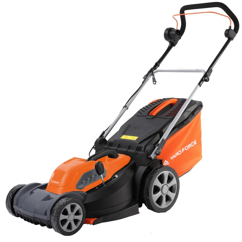 Yard Force 1800W Electric Lawnmower, 44cm Steel Blade, 50L Collection Bag, 7 Height Settings, Corded - Image 1