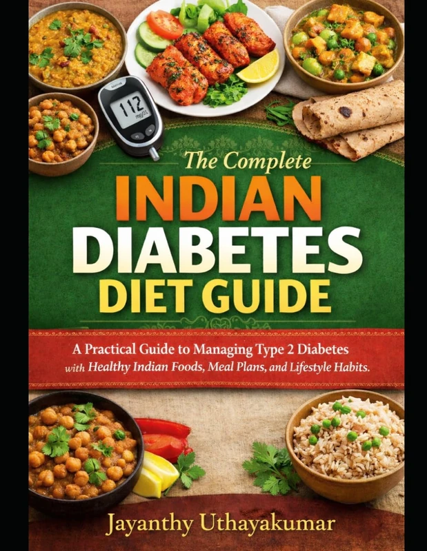 The Complete Indian Diabetes Diet Guide: A Practical Guide to Managing Type 2 Diabetes with Healthy Indian Foods, Meal Plans, and Lifestyle Habits
