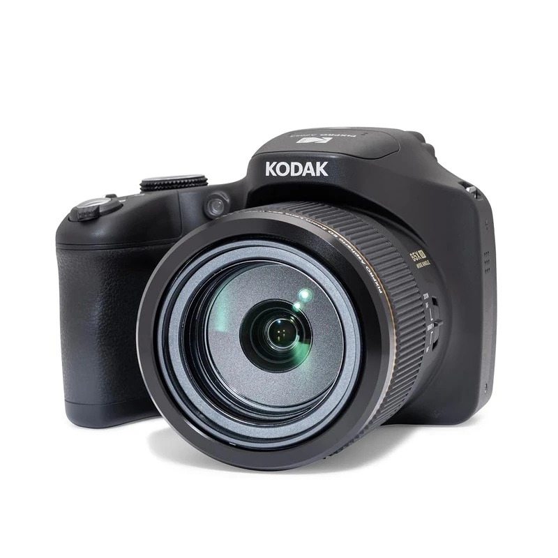 Kodak Pixpro AZ653 - Appareil Photo Numérique Bridge 20MP, Zoom Optique 65X, Grand Angle 24 mm, Vidéo Full HD 1080p, Viseur Électronique et Wi-FI - Black