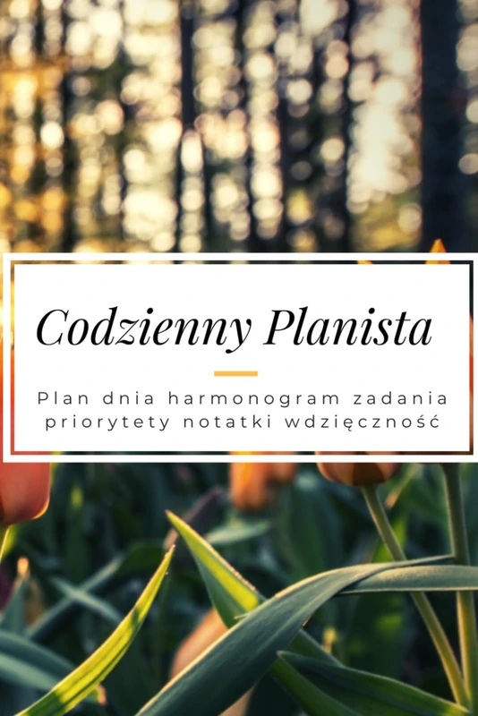 Codzienny Planista: Plan dnia harmonogram zadania priorytety notatki wdzięczność - Image 1