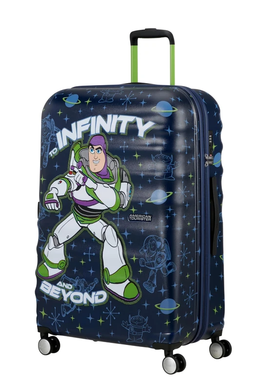 American Tourister Samsonite Wavebreaker Disney - Buzz Lightyear Hard Shell Suitcase Medium (66 cm), Travel Suitcase, TSA Lock, 4 Wheels, 64 L, 3.6 kg