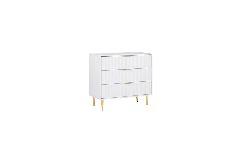 Birlea Zara 3 Drawer Fluted Chest - Image 1