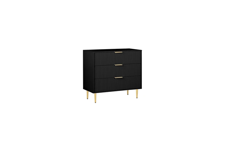 Birlea Zara 3 Drawer Fluted Chest - Image 1