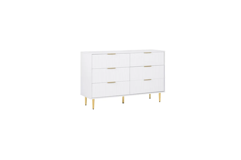 Birlea Zara 6 Drawer Fluted Chest - Image 1
