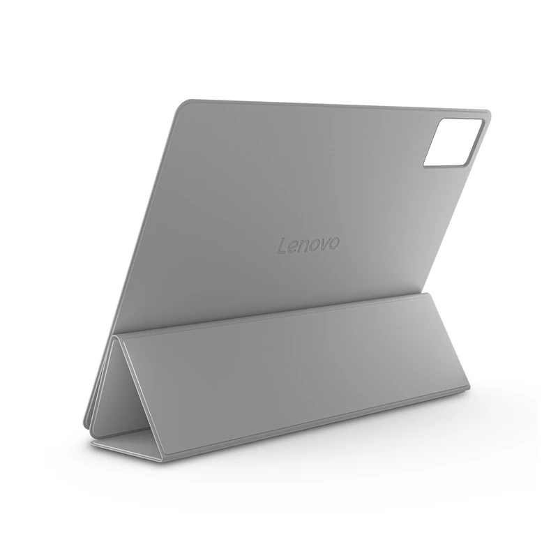 Lenovo Folio Case For Idea Tab Plus - Ultra-Slim Cover with Magnetic Closure, Integrated Stand Function and Digital Pen Compartment - Cloud Grey - Image 1
