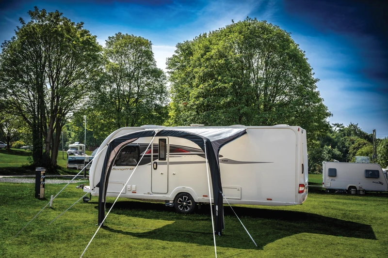 Maypole Stratford Inflatable 3m Sun Canopy for Caravans & Motorhomes Awning Channel Height 250 Cm
