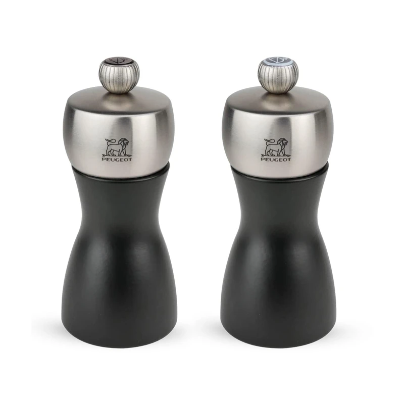 FIDJI Duo mp + ms Z Noir mat/INOX 12 cm