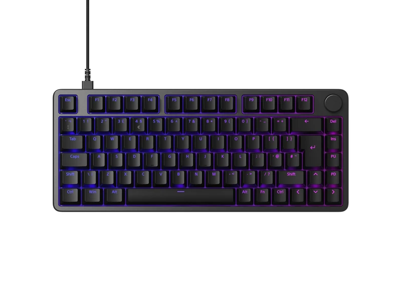 Sony INZONE KBD-H75 Gaming Keyboard - 75% TKL, Developed with Fnatic, Rapid Trigger, Magnetic Switches, Adjustable Actuation,8000Hz Polling, Aluminium Build, PC FPS, Qwerty Layout (UK) – Black