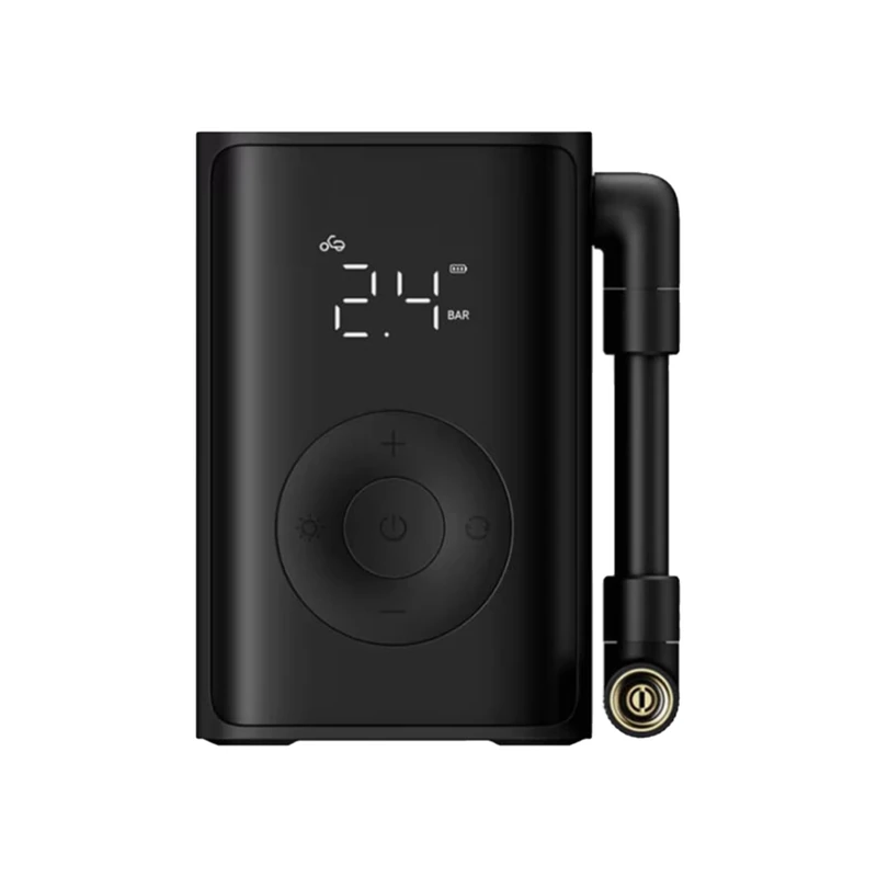 Xiaomi Compact Portable Electric Air Compressor, 150 PSI Mini Tyre Inflator with Auto Shut-Off, Digital Cordless Air Pump for Bike, Scooter, Motorcycle & Car Emergency, Rechargeable Air Pump with LED