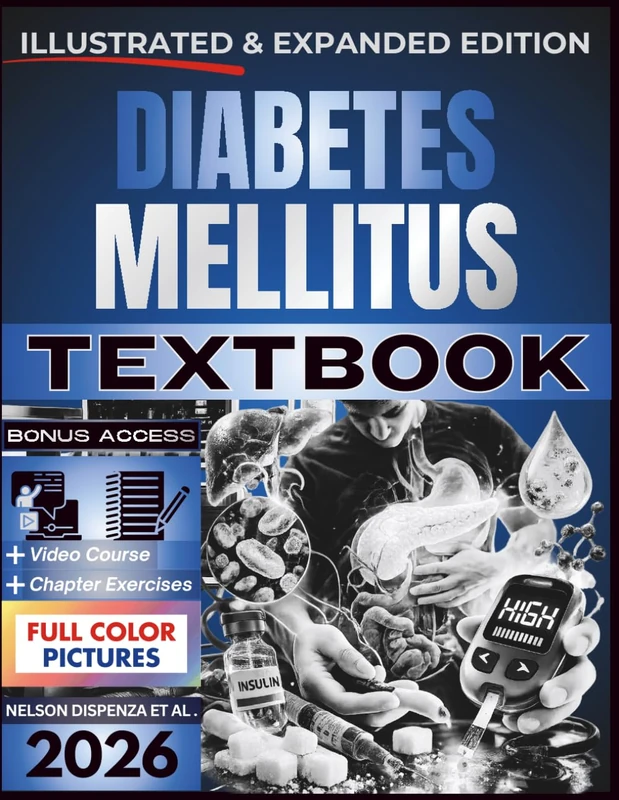 DIABETES MELLITUS TEXTBOOK: Illustrated and Expanded | Practical, Evidence-Informed Clinical Guide to Glycemic Assessment, Risk-Based Management, and Long-Term Complication Prevention