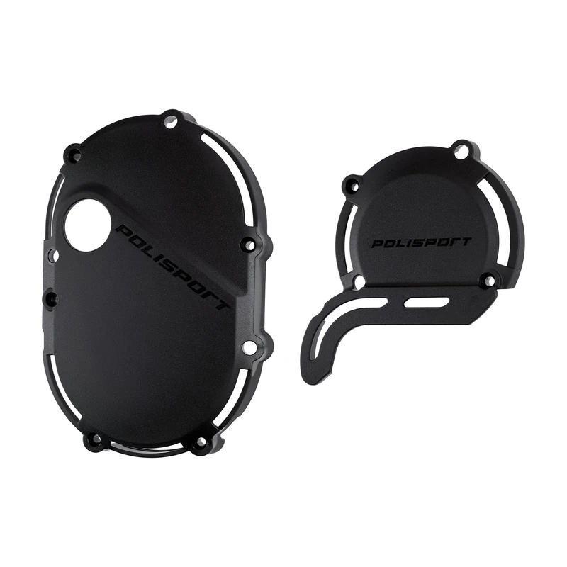 Polisport 91624 - Extreme Engine Protection Kit for Stark Varg 23'-26' - Clutch Cover Protection, Water Pump & Ignition, Extended Cover, Black - Image 1