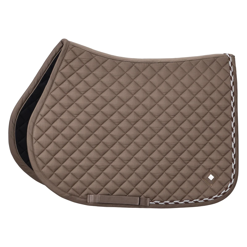 Imperial Riding IRH Basic Cotton VS Saddle Cloth with Diamond Quilting, Glitter Piping and Metal Logo, Straw, Pony