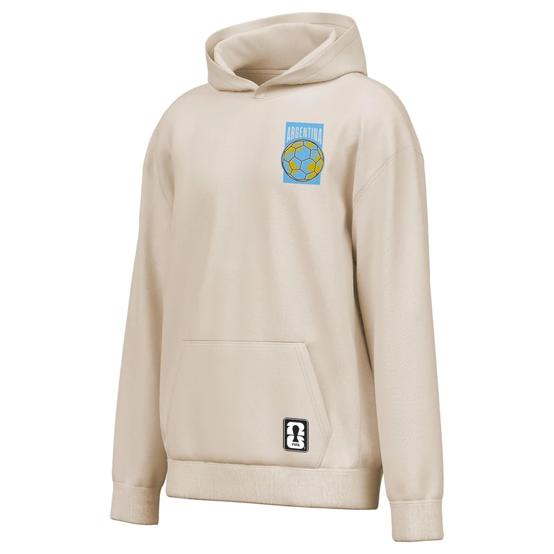 Outerstuff Men’s Hoodie – World Cup Football 2026 Argentina World Player Hoodie, Sports Sweatshirt Sand - Image 1