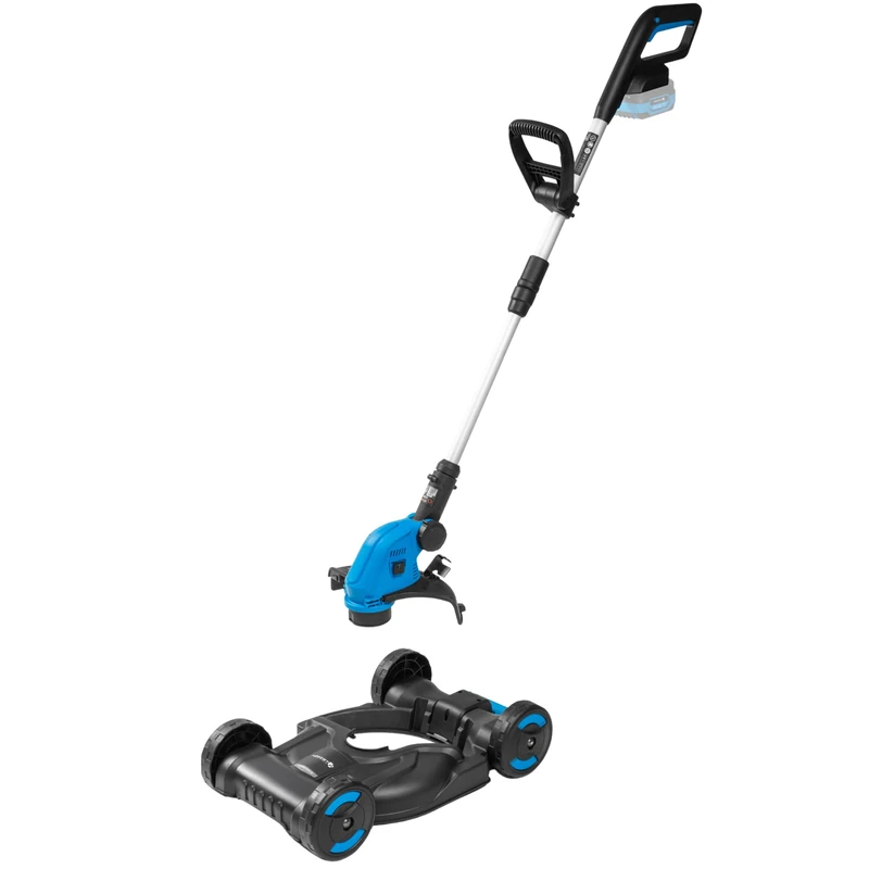 HÖGERT TECHNIK 3 in 1 18V Cordless Lawn Mower with Guide Platform, Cordless Lawn Mowers and Edge Trimmer, Lawn Mower for Garden Care, Lawn, Driveways and Flowerbeds - Image 1