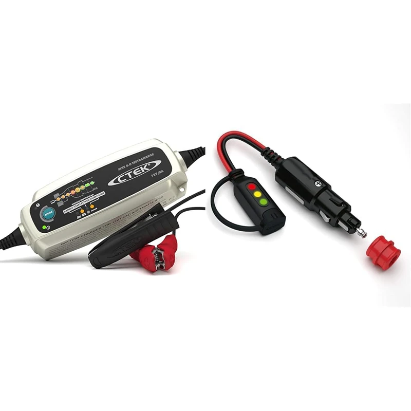 MXS 5.0 TEST & CHARGE & CTX Indicator Plug 12V Bundle