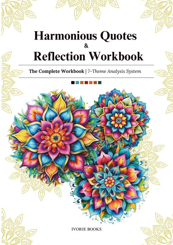 Harmonious Quotes & Reflection Workbook | the Complete Workbook: A 7-Theme Guided Reflection Workbook of Reflection, Clarity, Inspiration, Love, Joy, Tranquility and Renewal