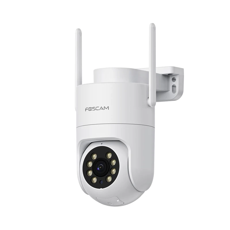 Foscam PD8 8MP 4K WiFi Security Camera with Pan and Tilt Function, 360° Auto Tracking, Millimeter Wave Radar, Dual Band Wi-Fi, Color Night Vision, WiFi 6