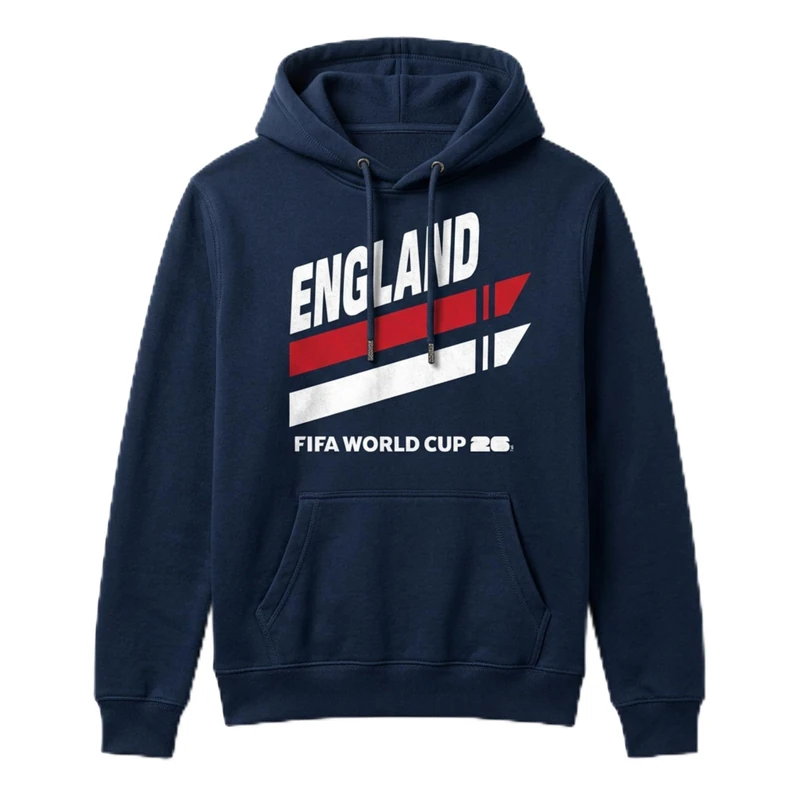 Outerstuff FIFA World Cup 2026 Mens Hoodie England Football Fan Navy
