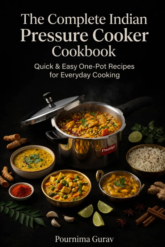 The Complete Indian Pressure Cooker Cookbook: Quick & Easy One-Pot Recipes for Everyday cooking - Image 1
