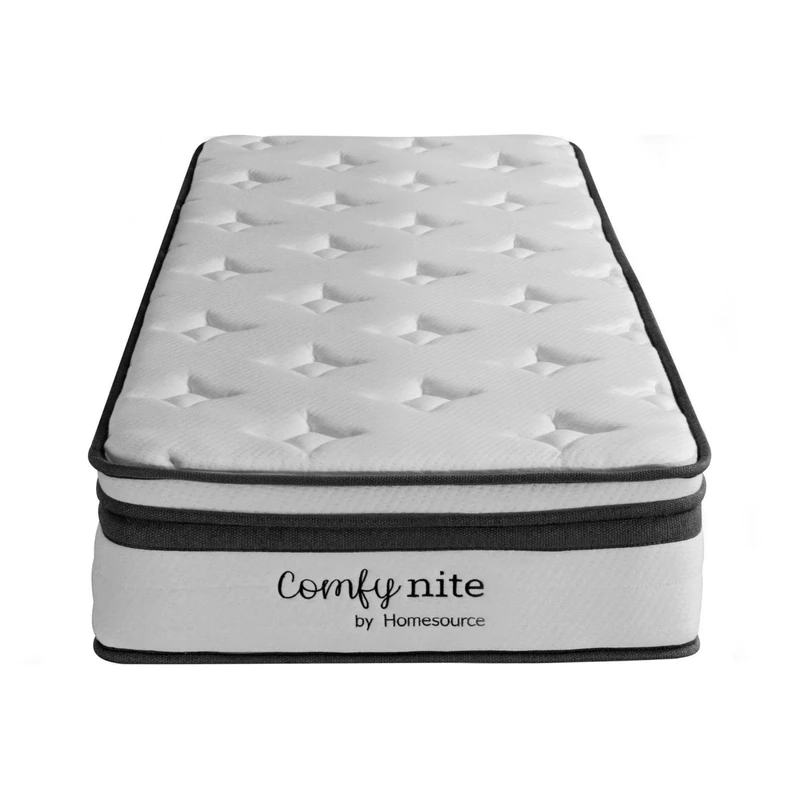 Home Source Cygnus Pocket Sprung Gel Memory Foam Mattress, Single 3ft, Medium Firmness, 7-Zone Support, 22cm Depth