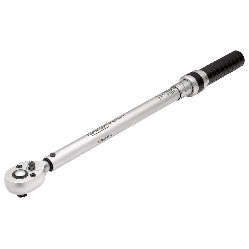 Draper Expert 17738 Ratchet Torque Wrench, 1/2" Sq. Dr., 40-200Nm