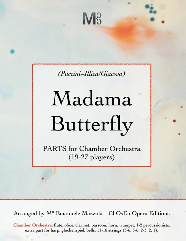 Madama Butterfly, PARTS for Chamber Orchestra: (19-27 players) - Image 1