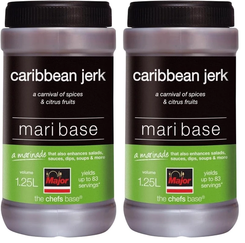 Major Caribbean Jerk Mari Base 1.25 litres (Pack of 2) - Image 1