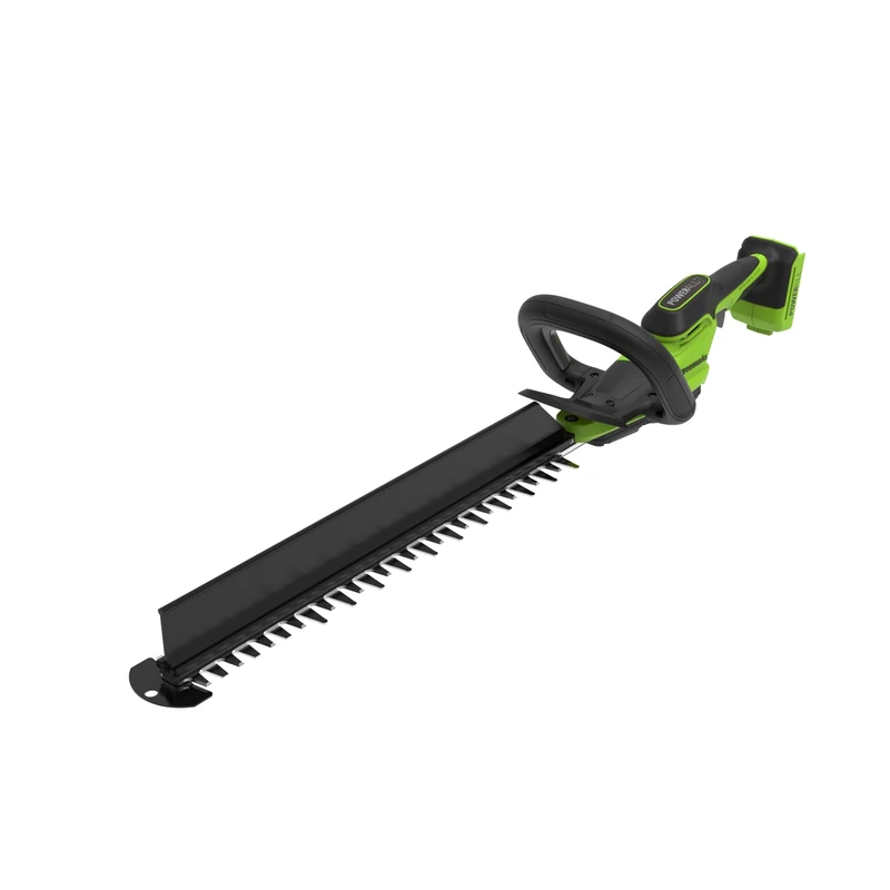 Greenworks 24V Cordless Hedge Trimmer 56cm, Brushless Motor, 28mm Cutting Capacity, Dual Action Steel Blade, Hedge Sweeper, Wrap Handle, Bare Tool HT2202DA1