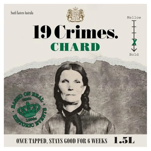 19 Crimes Chard 1.5L Bag in Box (Pack of 6) - Image 1