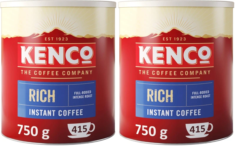 Kenco Rich Instant coffee Tin 750g (Pack of 2) - Image 1