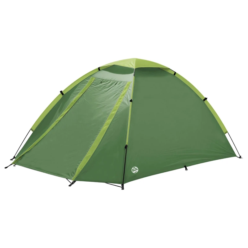 Six Peaks Rove 2 Person Camping Tent, Waterproof Dome Shelter with 2000mm Taped Seams, Double Layer and Breathable, Fibreglass Poles, Carry Bag, Hiking Festival, Green