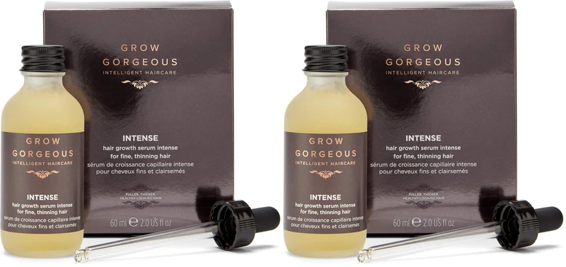 Grow Gorgeous Intense Hair Growth Serum, 60ml (Pack of 2)