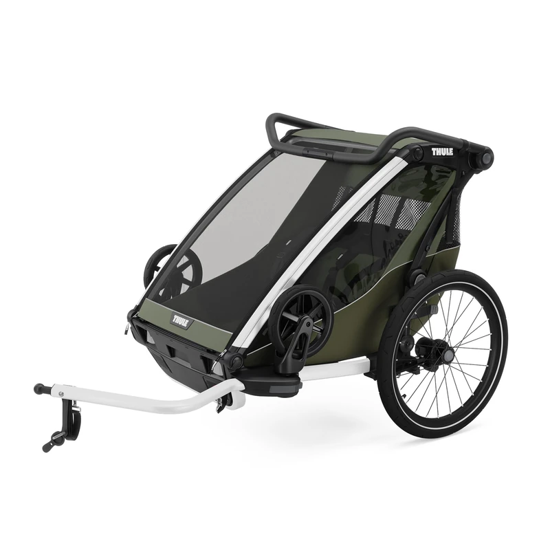 Thule Chariot Lite Multisport Bike Trailer Vintage green, Double