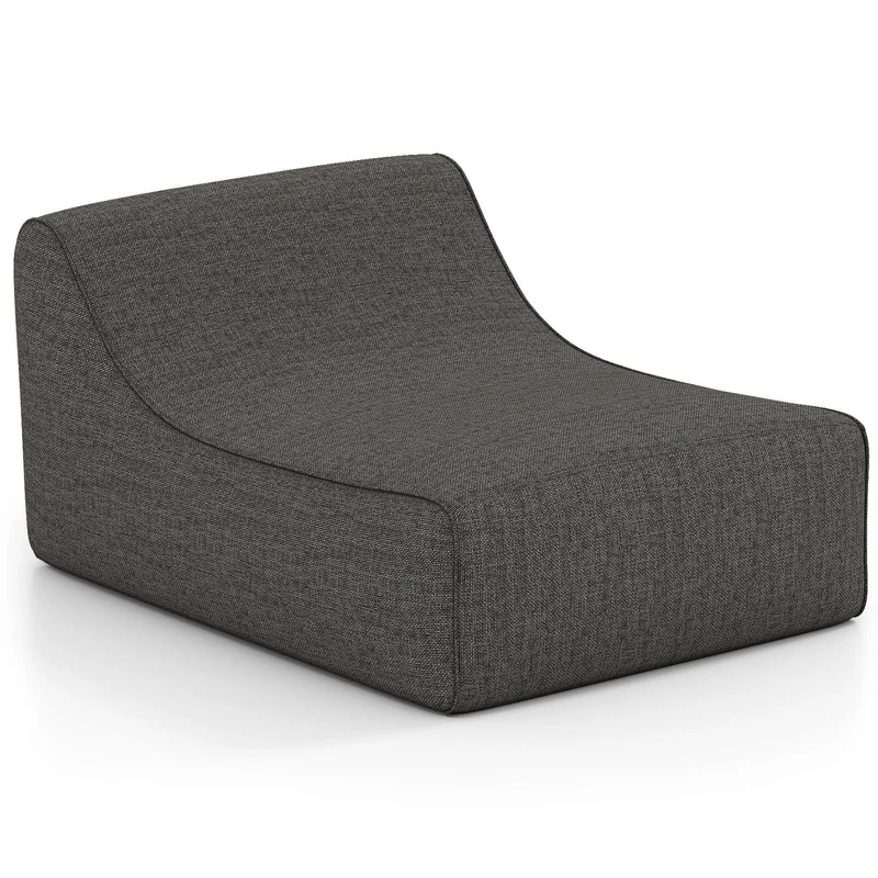 RELAX4LIFE Inflatable Sofa Chair, Portable Blow Up Couch with Detachable Cover, Portable Folding Air Recliner and Inflatable Lazy Sofa for Living Room Bedroom Balcony Office (Grey)