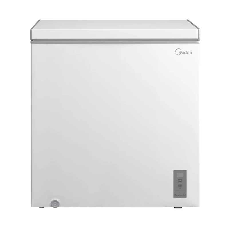 Midea MDRC284FZE01 198L Chest Freezer, Refrigeration and Freezer Conversion, Fast Freeze, Inverter Compressor, 9kg/24h Freezing Capacity, Suitable for Outbuildings/Garages/Sheds, White