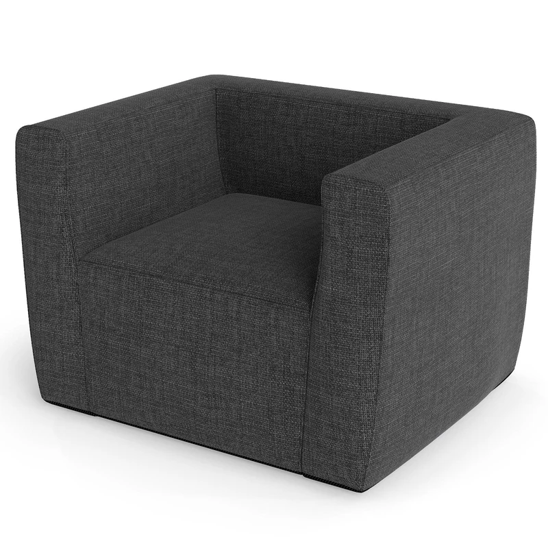 RELAX4LIFE Inflatable Sofa Chair, 1/2-Person Inflatable Lazy Sofa with Detachable Cover, Portable Folding Air Recliner and Comfortable Blow Up Couch for Living Room Bedroom Balcony (Grey, 1-Person)