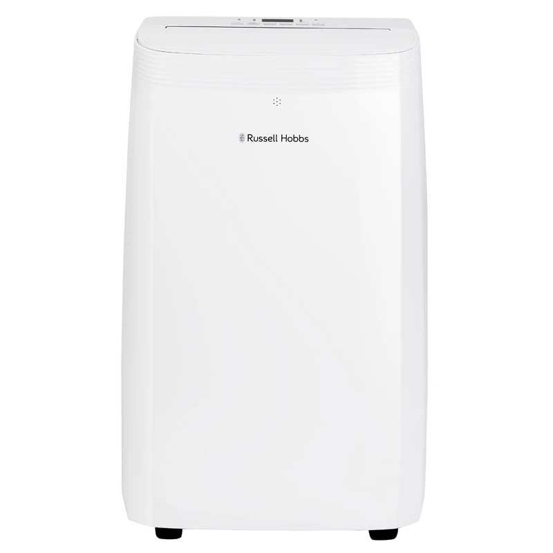 Russell Hobbs Portable 3-in-1 Air Conditioner 12000 BTU, Dehumidifier & Heater with 3 Speeds, Fan Oscillation, 0.8L Water Tank, Touch Control, LED Display & Remote Control, WiFi Enabled RHPAC12001