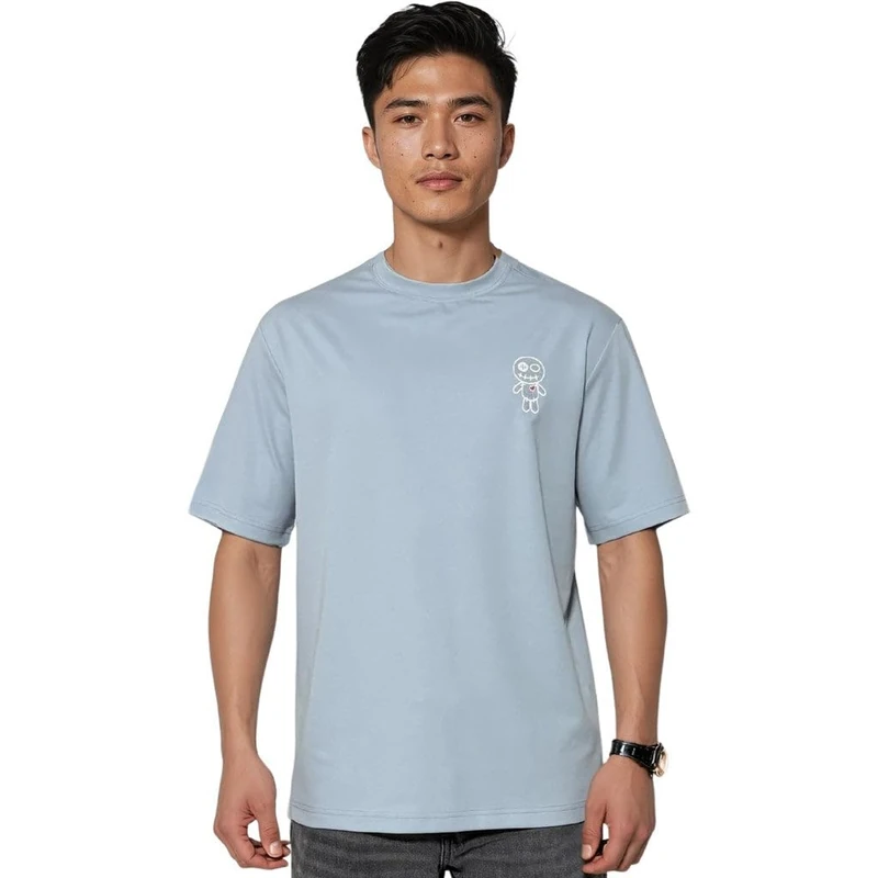 Wrong Friends Men's Brooks T-Shirt, Light Blue, 3XL